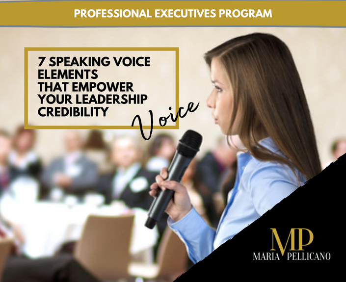 7 Speaking Voice Elements that Empower your Leadership credibility